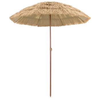 Strandparasol Braun Ø 160 x 196 cm Stahl