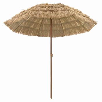 Strandparasol Braun Ø 206 x 209.5 cm Stahl