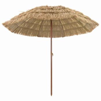 Strandparasol Braun Ø 265 x 267 cm Stahl