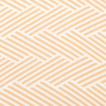 Sonnenschirm Gelb und Weiß Ø 205 x 209 cm Stahl