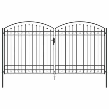 Zaun tor Sonstiges Grau 400 x 200 cm Stahl