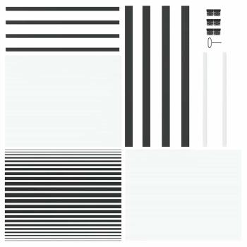 Innentür Schwarz 93 x 201.5 cm Gehärtetes Glas, Aluminium