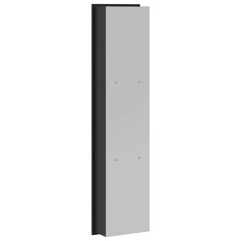 Duschnische Schwarz 90 x 20 x 9.5 cm Edelstahl
