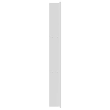 Duschnische Weiß 90 x 20 x 9.5 cm Edelstahl