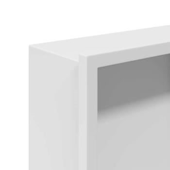 Duschnische Weiß 45 x 30 x 9.5 cm Edelstahl