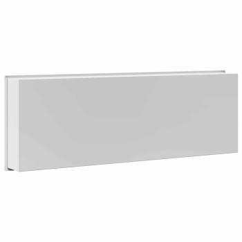 Duschnische Weiß 90 x 30 x 9.5 cm Edelstahl