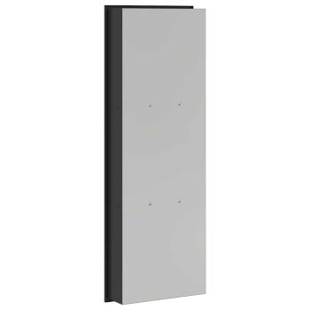 Duschnische Schwarz 90 x 30 x 9.5 cm Edelstahl