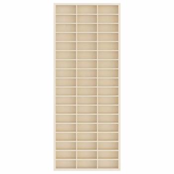 Präsentationsbox Braun 30 x 4,5 x 75 cm Holzwerkstoff