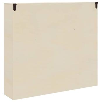 Holz-Sammelvitrine Braun 40 x 8,5 x 37 cm Sperrholz