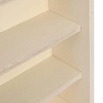 Holz-Sammelvitrine Braun 40 x 8,5 x 37 cm Sperrholz