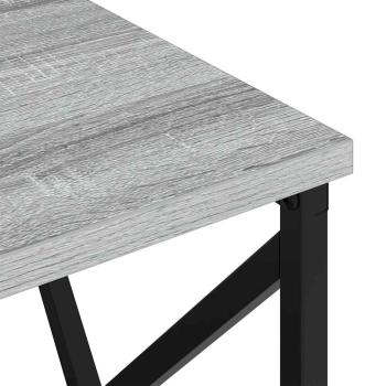 Nachttisch mit Ladestation Grau Sonoma Holzwerkstoff