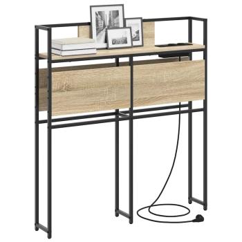 Stauraum-Kopfteil mit Kopfteil Sonoma Eiche 75 cm Holzwerkstoff