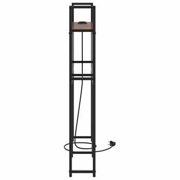Stauraum-Kopfteil mit Kopfteil Braune Eiche 75 cm Holzwerkstoff