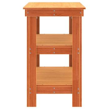 Werkbank Wachsbraun 78.5 x 50 x 80 cm Massivholz Kiefer