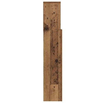 Kopfteil Schrank Altholz 220 x 19 x 101.5 cm Holzwerkstoff