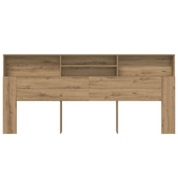 Kopfteil Schrank Eiche handwerklich 220 x 19 x 101.5 cm