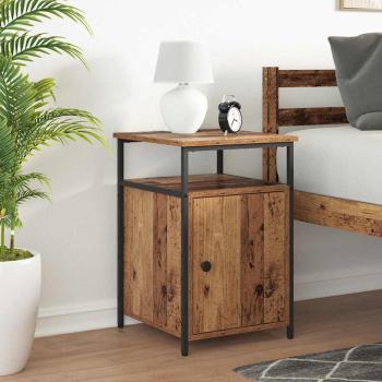 ARDEBO.de - Nachttisch 2 pcs Altholz Holzwerkstoff