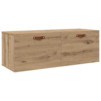 Wandschrank Eiche handwerklich 100 x 36.5 x 35 cm Holzwerkstoff