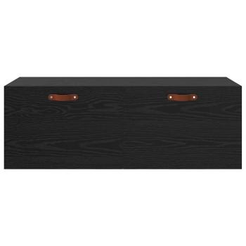 Wandschrank Schwarze Eiche 100 x 36.5 x 35 cm Holzwerkstoff