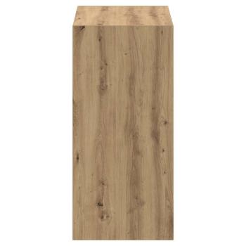Kleiderschrank mit Regal Eiche handwerklich 77 x 48 x 102 cm