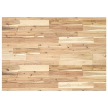 Tischplatte Rechteckig 100x70x2 cm Massivholz Akazie