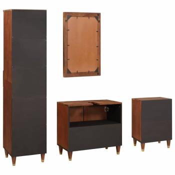 Badezimmermöbel mit Schubladen Wandmontiert 4 pcs 38 x 33 x 160 cm