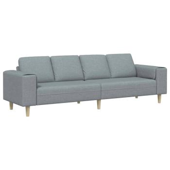 Sofa Set Hellgrau Stoff