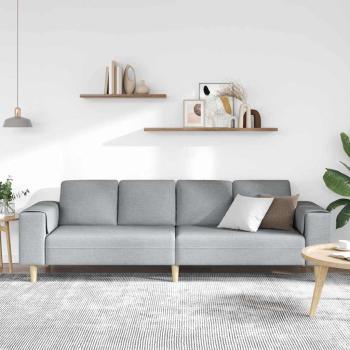 Sofa Set Hellgrau Stoff