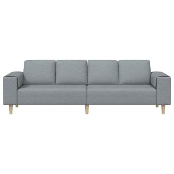 Sofa Set Hellgrau Stoff