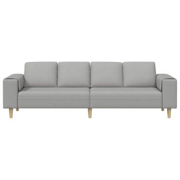 Sofa Set Wolken-Grau Stoff