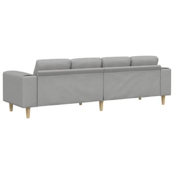Sofa Set Wolken-Grau Stoff