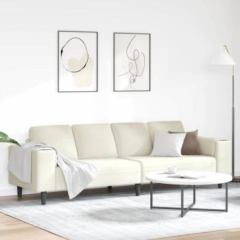 ARDEBO.de - Sofa Set Creme Samt