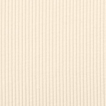 Stoffsofa mit Kissen Creme 208 cm Cordstoff