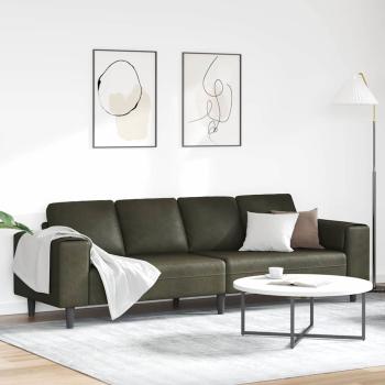 ARDEBO.de - Sofa Set Armeegrün Faux Wildleder