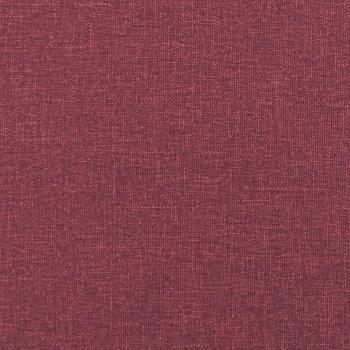 Sofa Set 3 pcs Weinrot Stoff