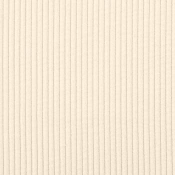 Stoffsofa mit Kissen Creme 208 cm Cordstoff