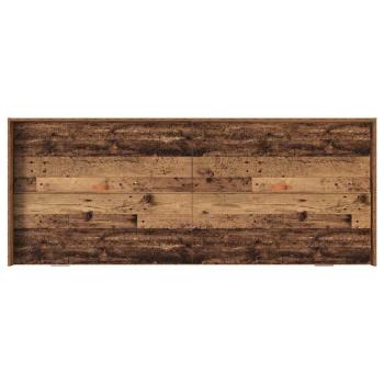 Bett mit Stauraum mit Kopfteil Altholz 100 x 200 cm Holzwerkstoff