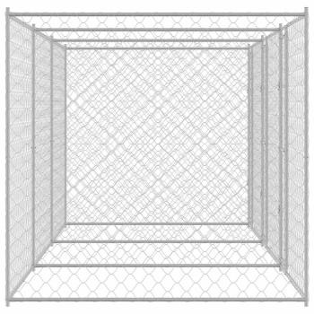 Hundekäfig Silber 600 x 200 x 200 cm Verzinkter Stahl