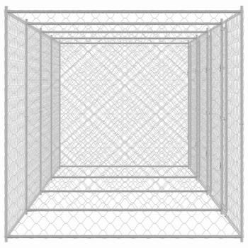 Hundekäfig Silber 800 x 200 x 200 cm Verzinkter Stahl