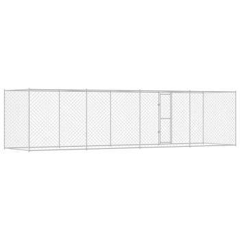 Hundekäfig Silber 800 x 200 x 200 cm Verzinkter Stahl