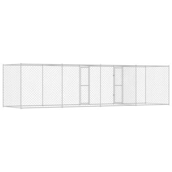 Hundekäfig Silber 600 x 200 x 200 cm Verzinkter Stahl