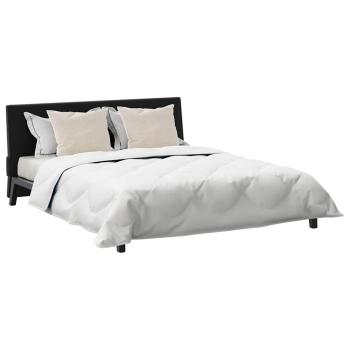 Bettdecke mit Kissen Argyle 3 pcs Weiß 240 x 260 cm Mikrofaser