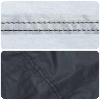 Gartenmöbelabdeckung Schwarz 130 x 80 x 70 cm 210D