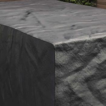 Gartenmöbelabdeckung Schwarz 143 x 225 x 90 cm 210D