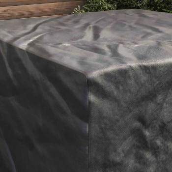 Gartenmöbelabdeckung Schwarz 150 x 150 x 75 cm 210D
