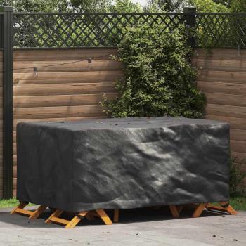 ARDEBO.de - Gartenmöbelabdeckung Schwarz 172 x 113 x 73 cm 210D