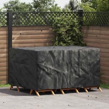 ARDEBO.de - Gartenmöbelabdeckung Schwarz 180 x 120 x 74 cm 600D