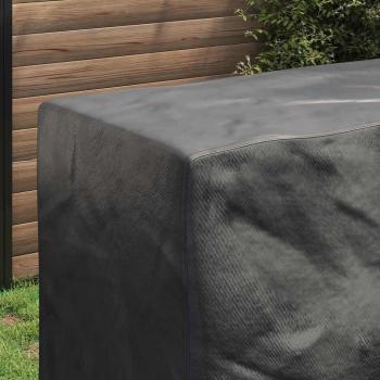 Gartenmöbelabdeckung Schwarz 180 x 70 x 90 cm 210D