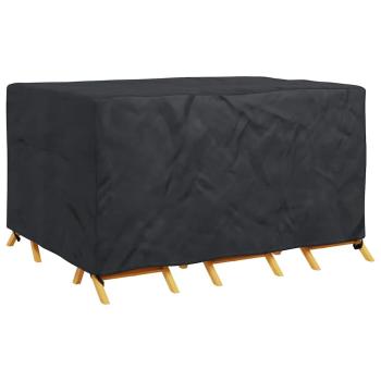 Gartenmöbelabdeckung Schwarz 180 x 150 x 85 cm 210D