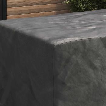 Gartenmöbelabdeckung Schwarz 200 x 110 x 70 cm 210D